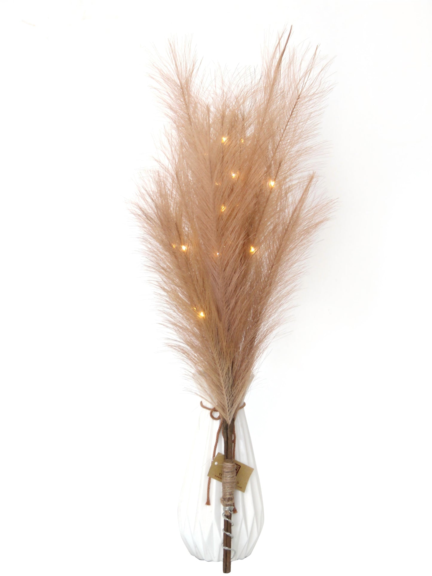 High Quality Artificial Pampas Grass With LED Light Pampas Set of 3(3w/lit ) Handmade Pampas Decor for Party Wedding Home Decoration