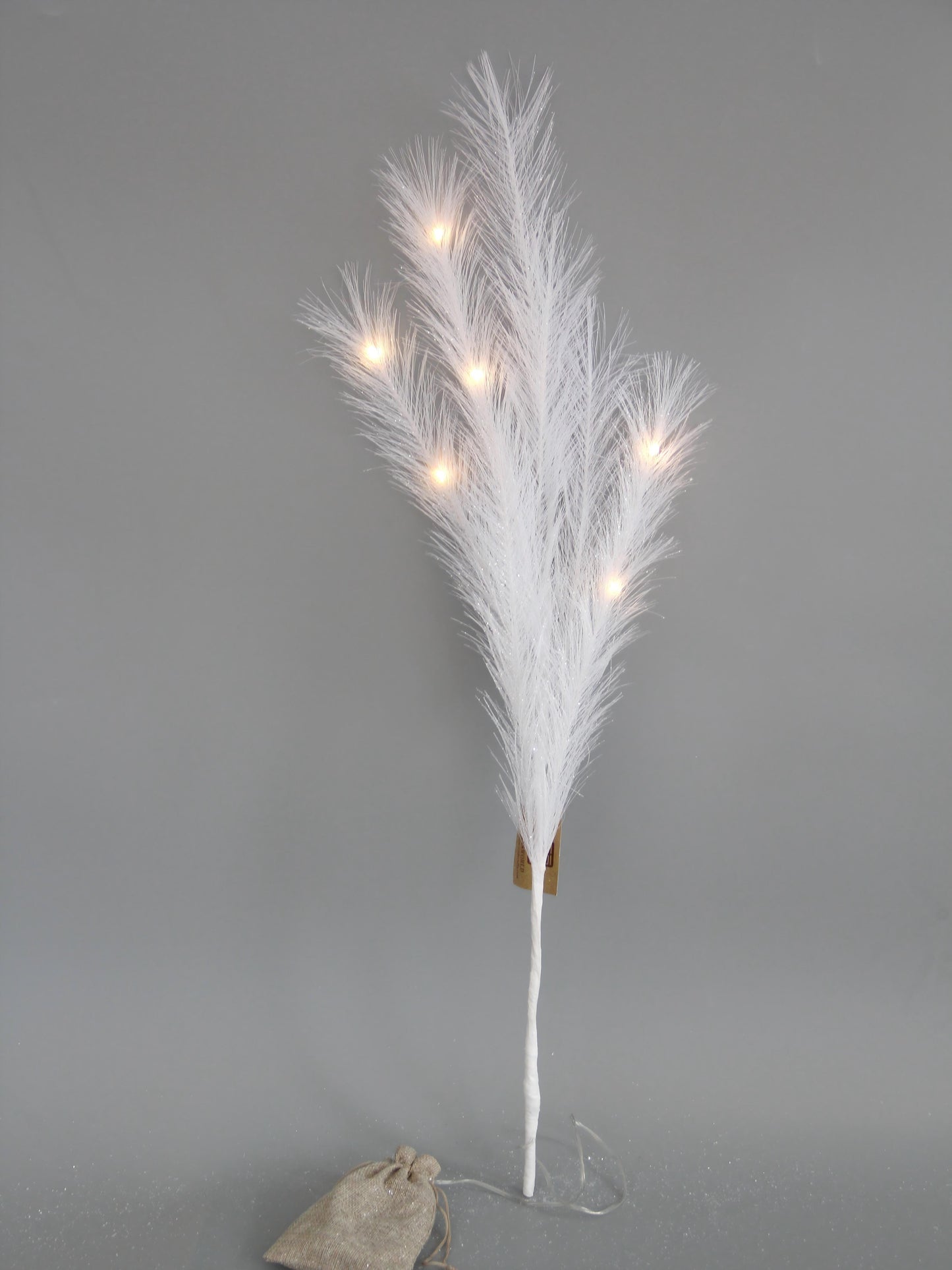 High Quality Artificial Pampas Grass With LED Light Pampas Set of 3(3w/lit ) Handmade Pampas Decor for Party Wedding Home Decoration