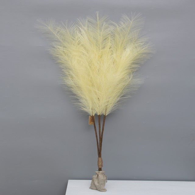 High Quality Artificial Pampas Grass With LED Light Pampas Set of 3(3w/lit ) Handmade Pampas Decor for Party Wedding Home Decoration
