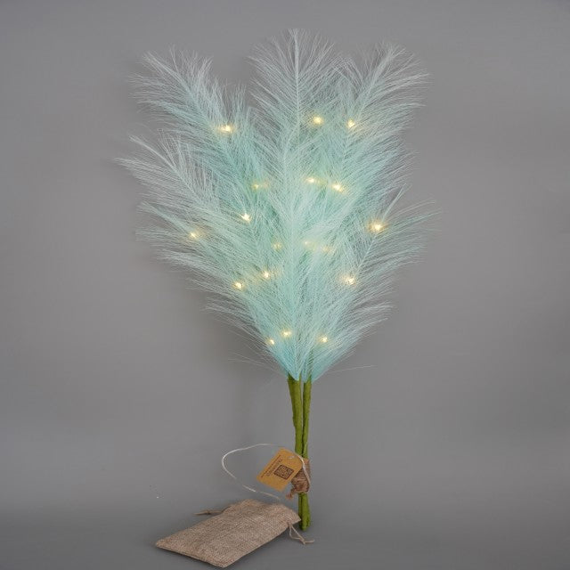 High Quality 31.5inch Artificial Pampas Grass With LED Light Pampas Set of 3(3w/lit ) Pampas Decor for Wedding Home Party Decoration