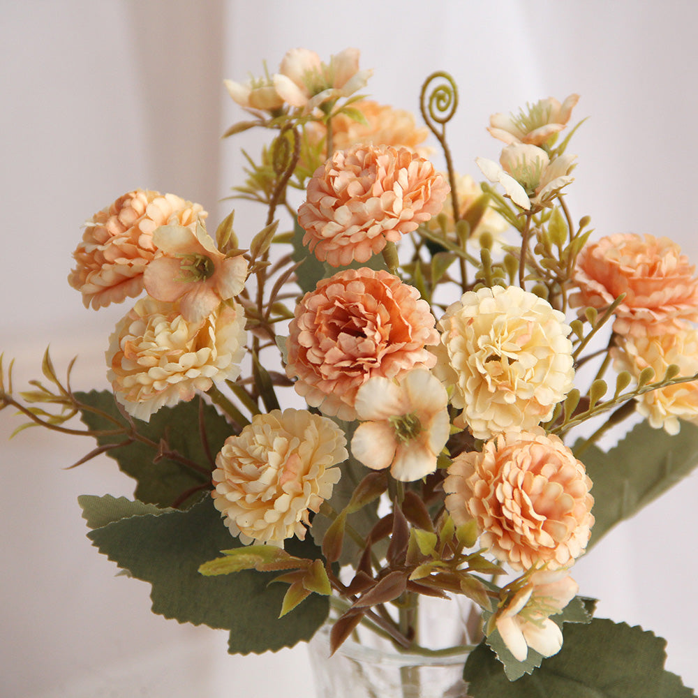 Factory Direct Sell Wedding Decoration Table Center Piece flower Bridal Bouquets Artificial Flowers