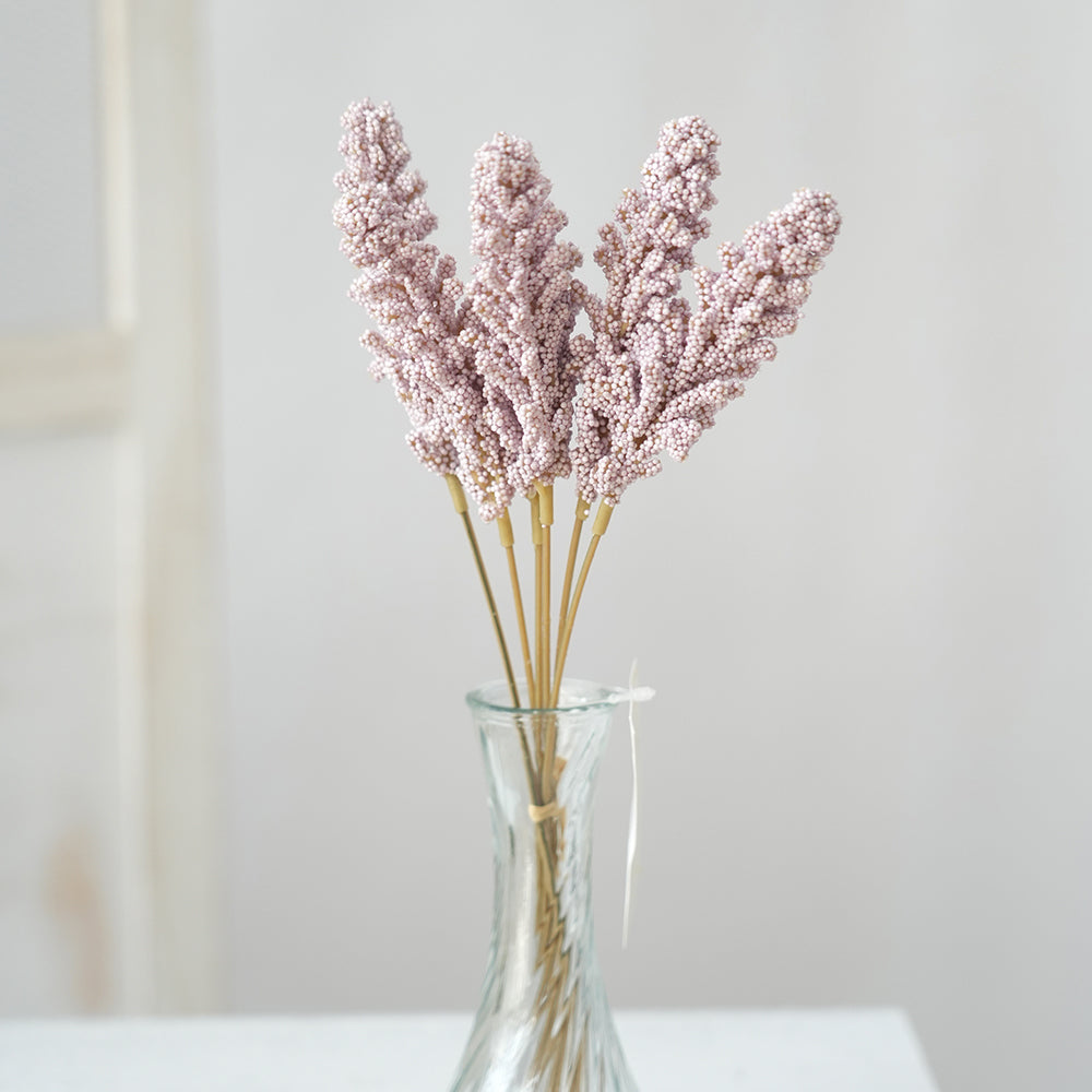 Transworld Design Six Head Millet Spray Artificial Flower Spray Decorative flower For Wedding Party Event Decoration