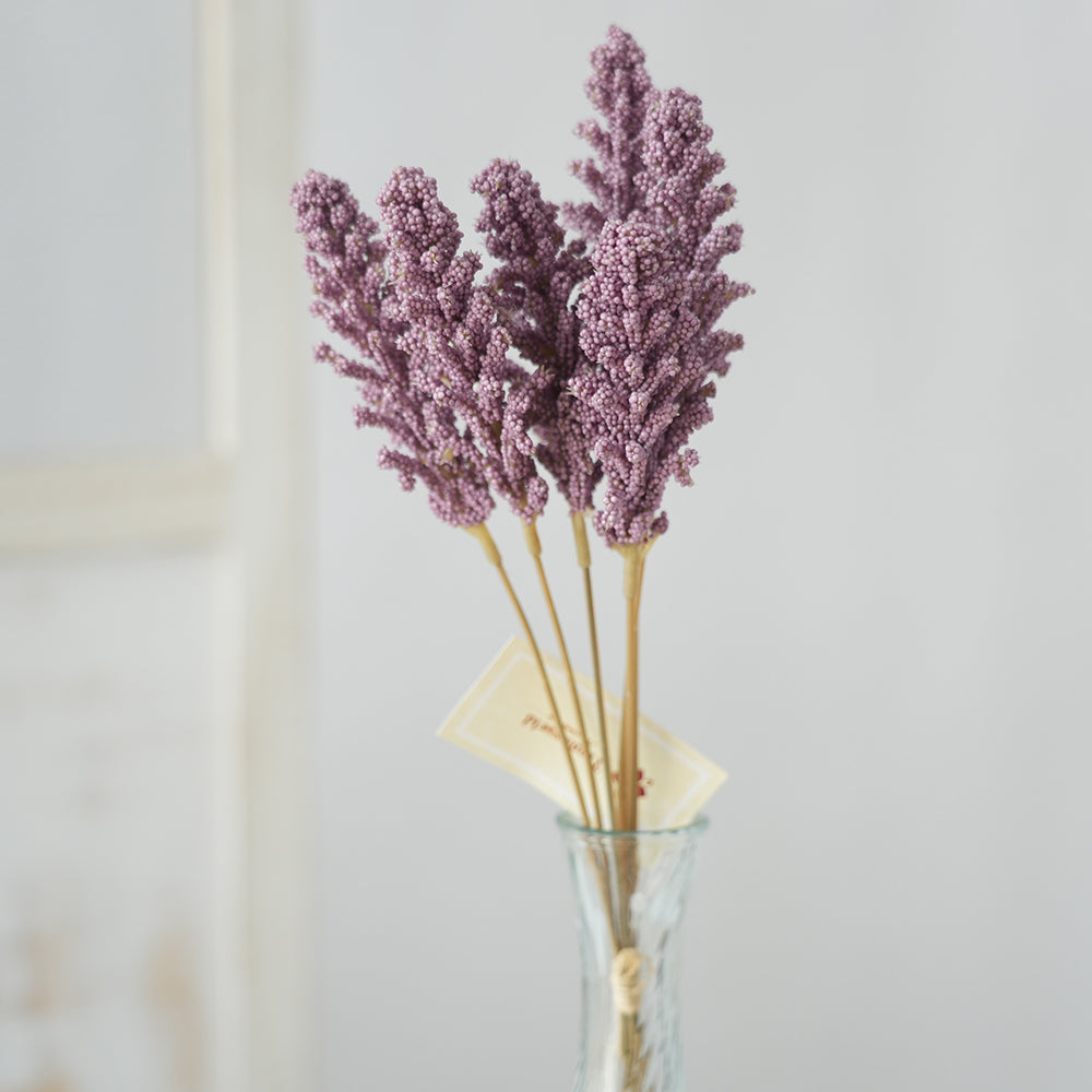 Transworld Design Six Head Millet Spray Artificial Flower Spray Decorative flower For Wedding Party Event Decoration
