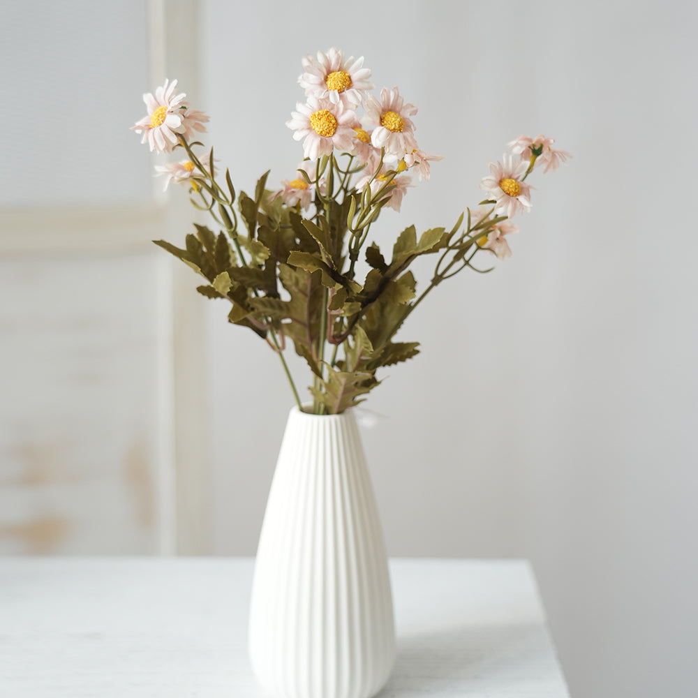 Transworld Spring Floral Spray Artificial Flower Daisy Decorative Flowers For Home Wedding Decor