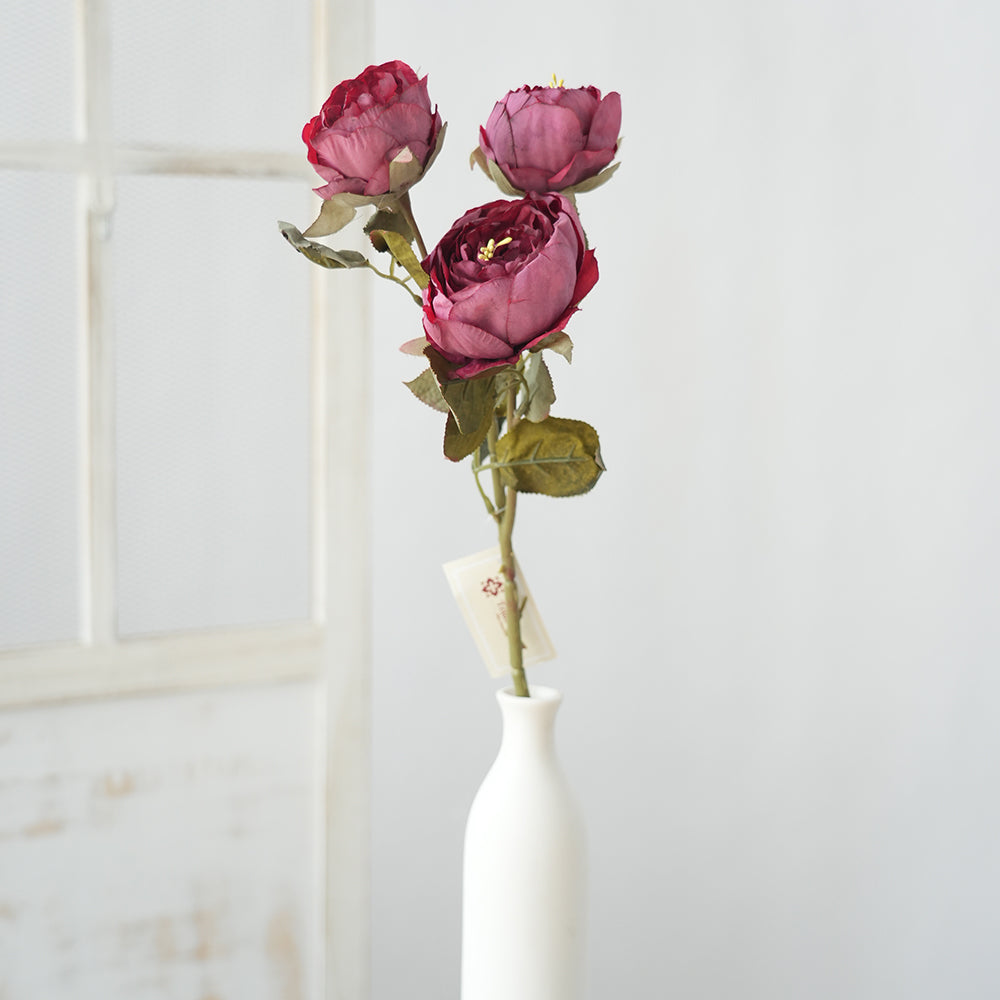Transworld Peony Artificial Flower Multicolour Bracteate Peony Silk Flowers For Home Wedding Decoration