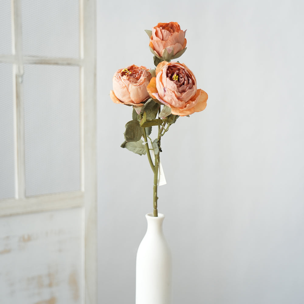 Transworld Peony Artificial Flower Multicolour Bracteate Peony Silk Flowers For Home Wedding Decoration