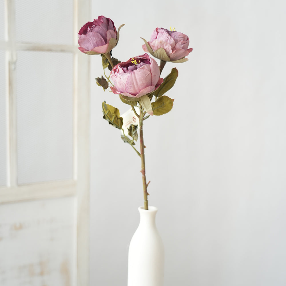 Transworld Peony Artificial Flower Multicolour Bracteate Peony Silk Flowers For Home Wedding Decoration