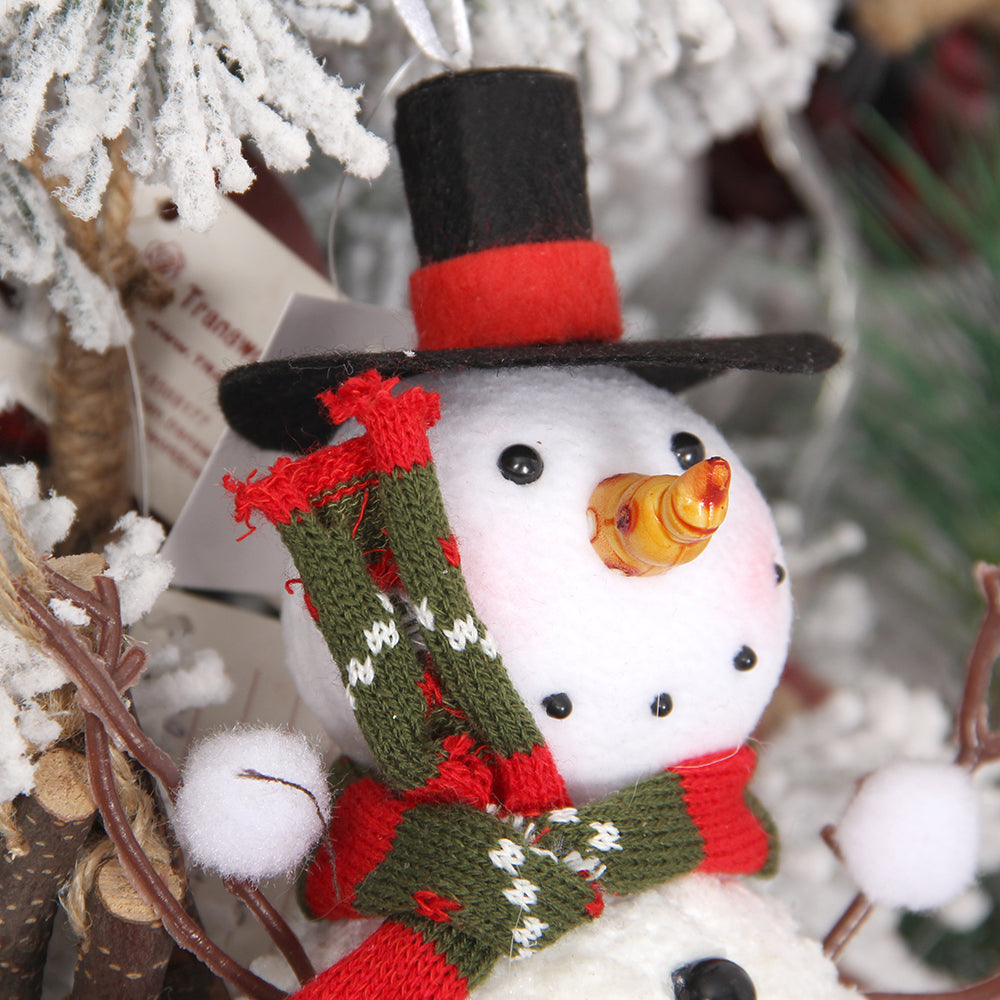 17cm snowman decorating make a snowman winter holiday outdoor decoration