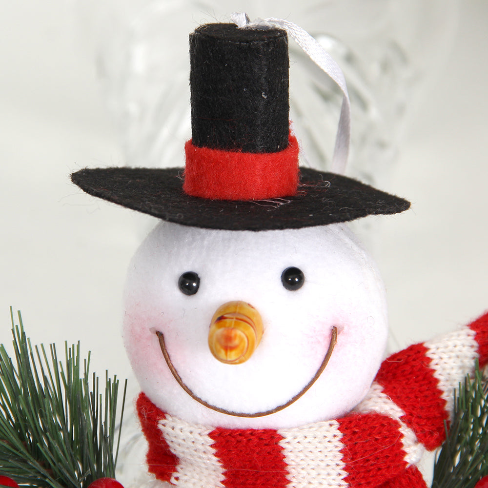 17cm snowman decorating make a snowman winter holiday outdoor decoration