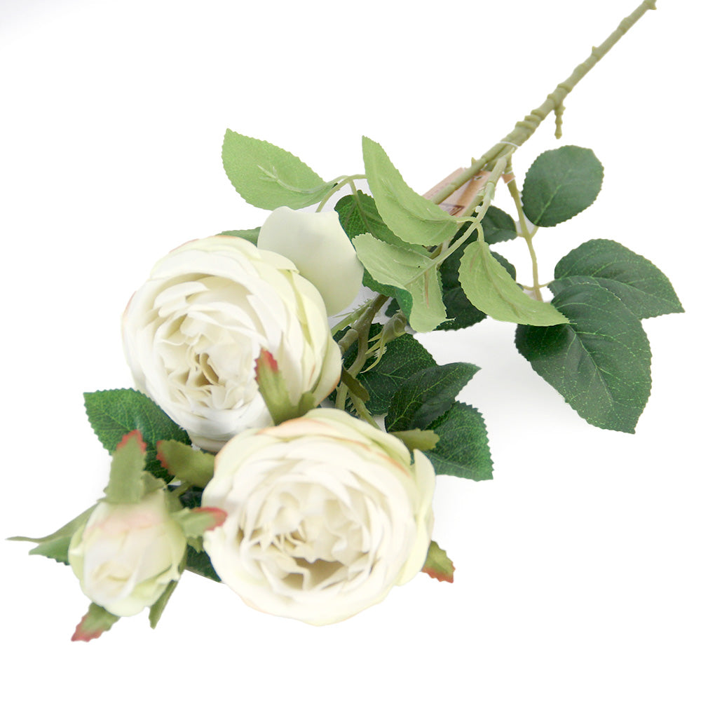 63cm 3 Heads Tineke Rose Spray Artificial Flower Home Decoration Table Decoration