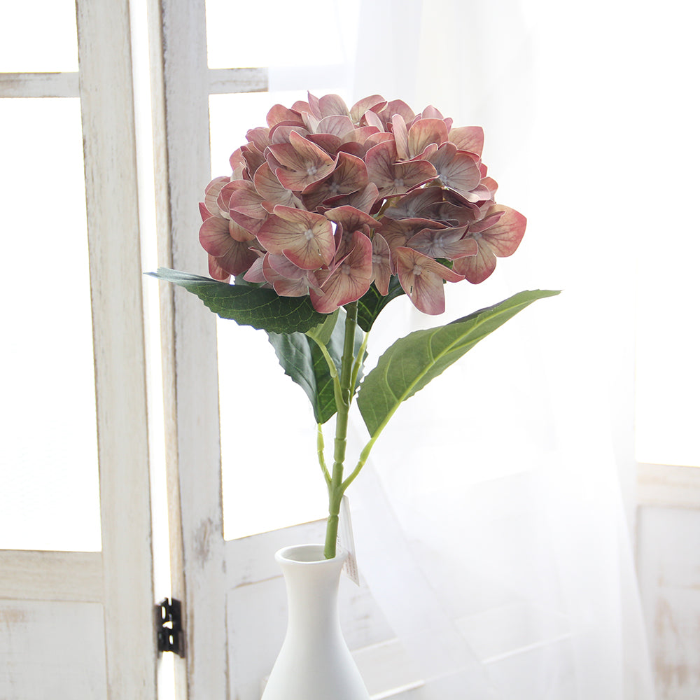 Factory Direct Sale Wedding Decoration Artificial Hydrangea Heads China Best-selling Silk Hydrangea Flower