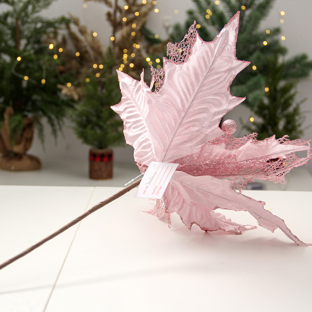 Artificial Leaves PINK Leaves with Leaves Decorations for Party Wedding Birthday Decorations