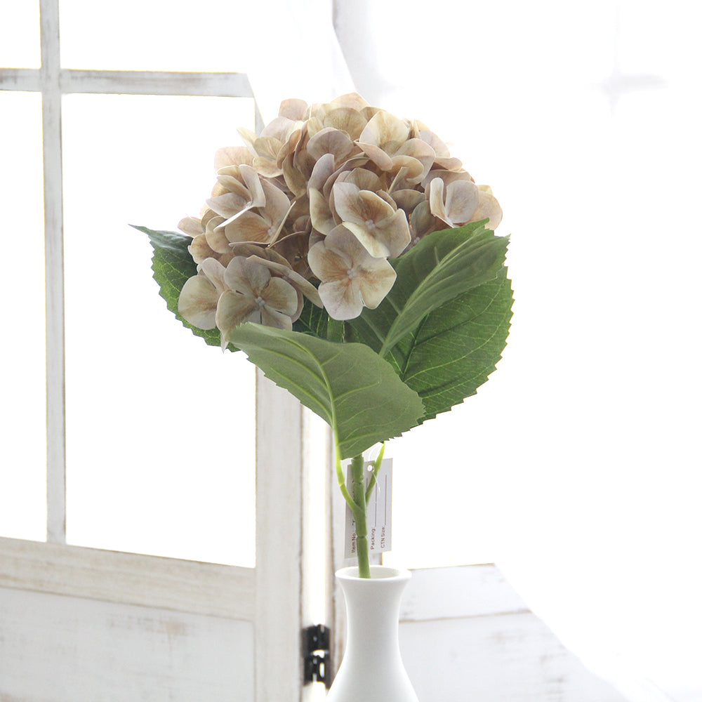 Factory Direct Sale Wedding Decoration Artificial Hydrangea Heads China Best-selling Silk Hydrangea Flower