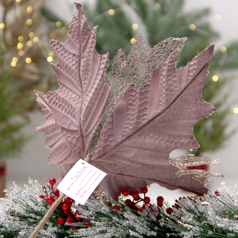 Artificial Plants PURPLE Leaves Fake Plant Grass Party Decor