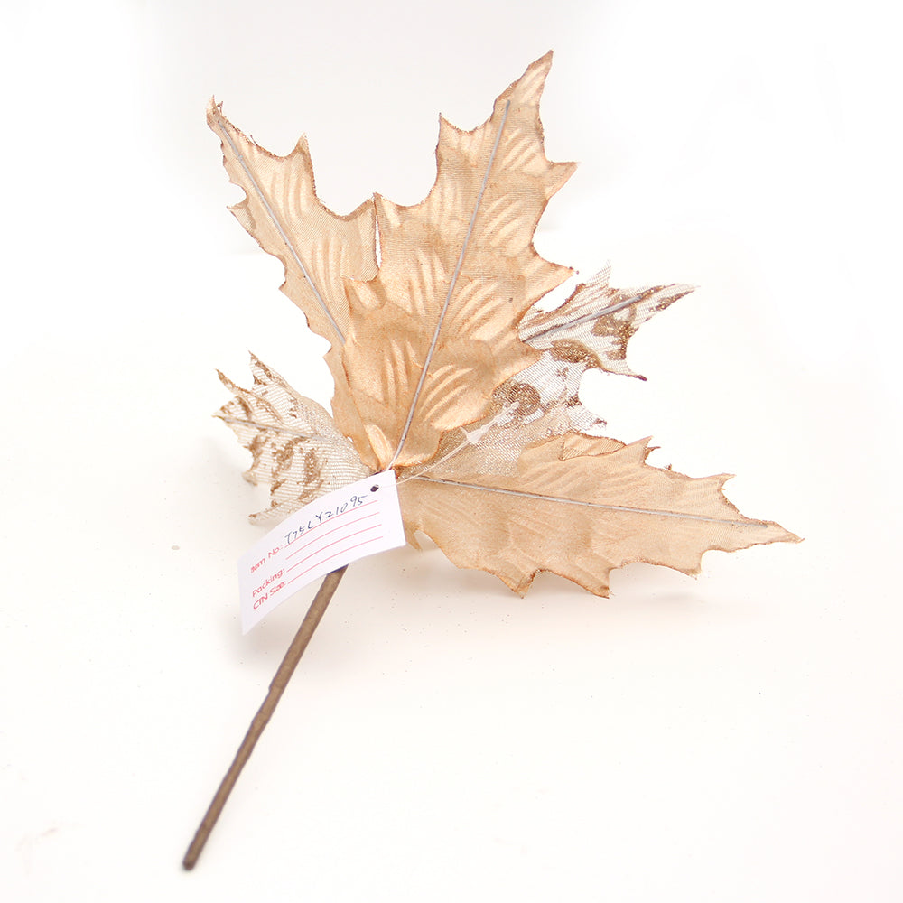 Artificial Leaves Golden Tropical Leaves with Leaves Decorations for Party Wedding Birthday Decorations