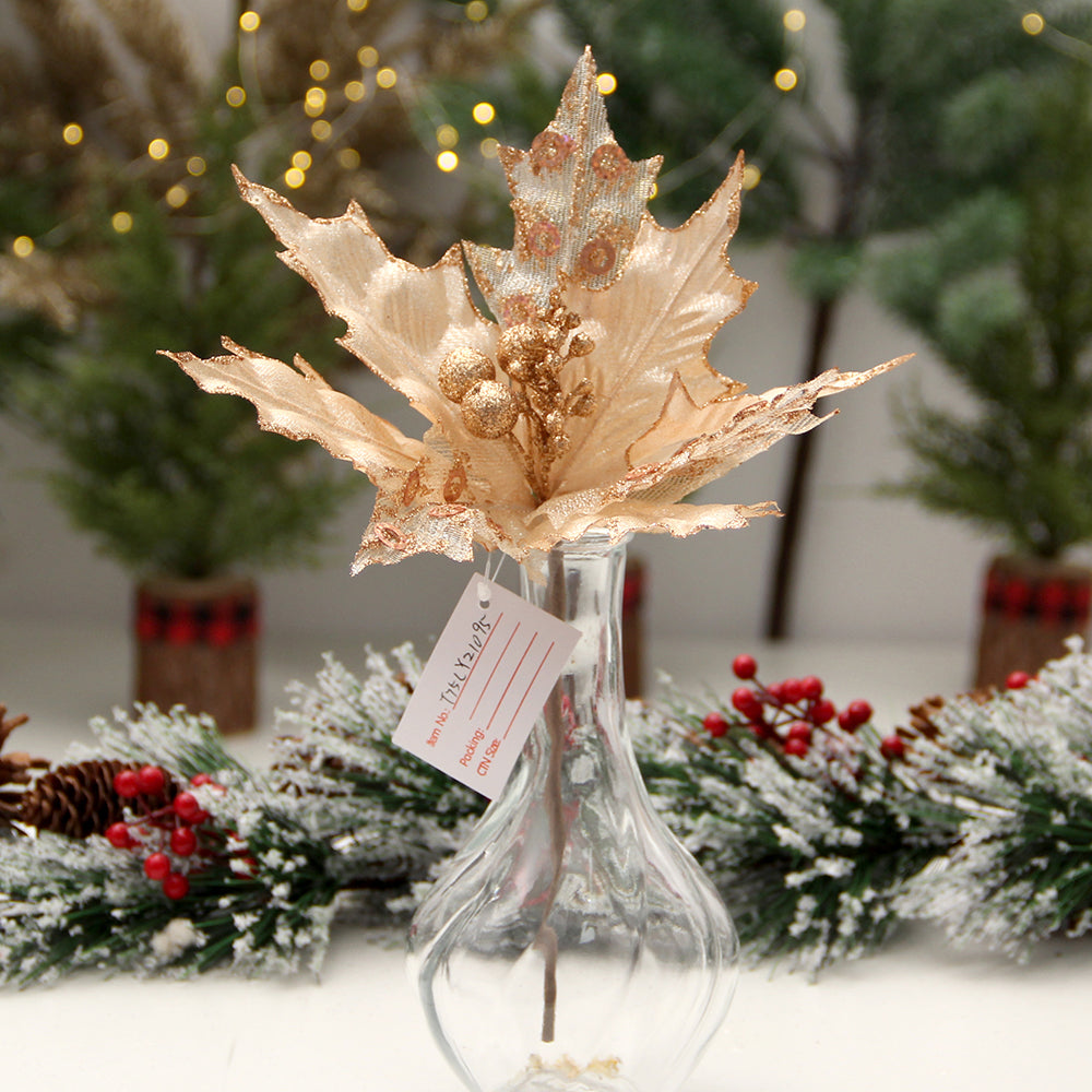Artificial Leaves Golden Tropical Leaves with Leaves Decorations for Party Wedding Birthday Decorations