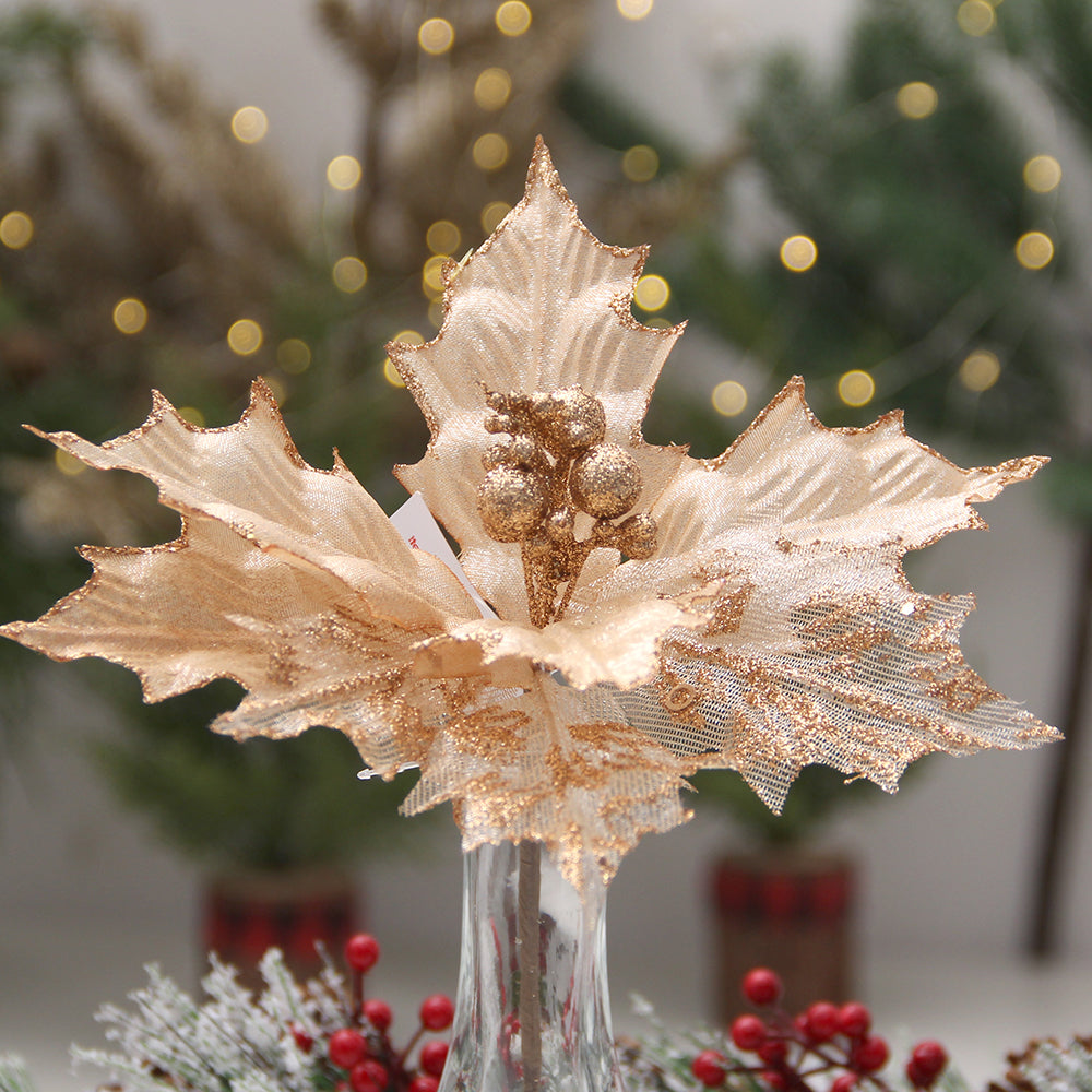 Artificial Leaves Golden Tropical Leaves with Leaves Decorations forParty Wedding Birthday Decorations