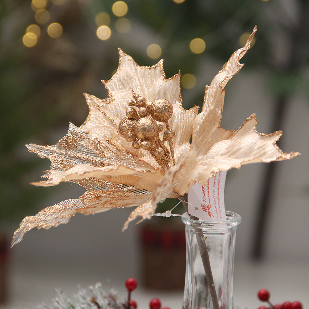 Artificial Leaves Golden Tropical Leaves with Leaves Decorations forParty Wedding Birthday Decorations
