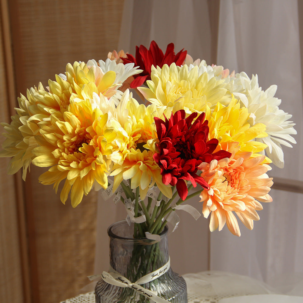 Decorative Artificial Flowers Preserved Flowers In Glass Artificial Flowers For Home Decor