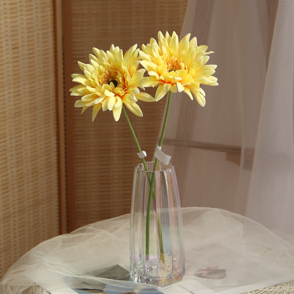Decorative Artificial Flowers Preserved Flowers In Glass Artificial Flowers For Home Decor