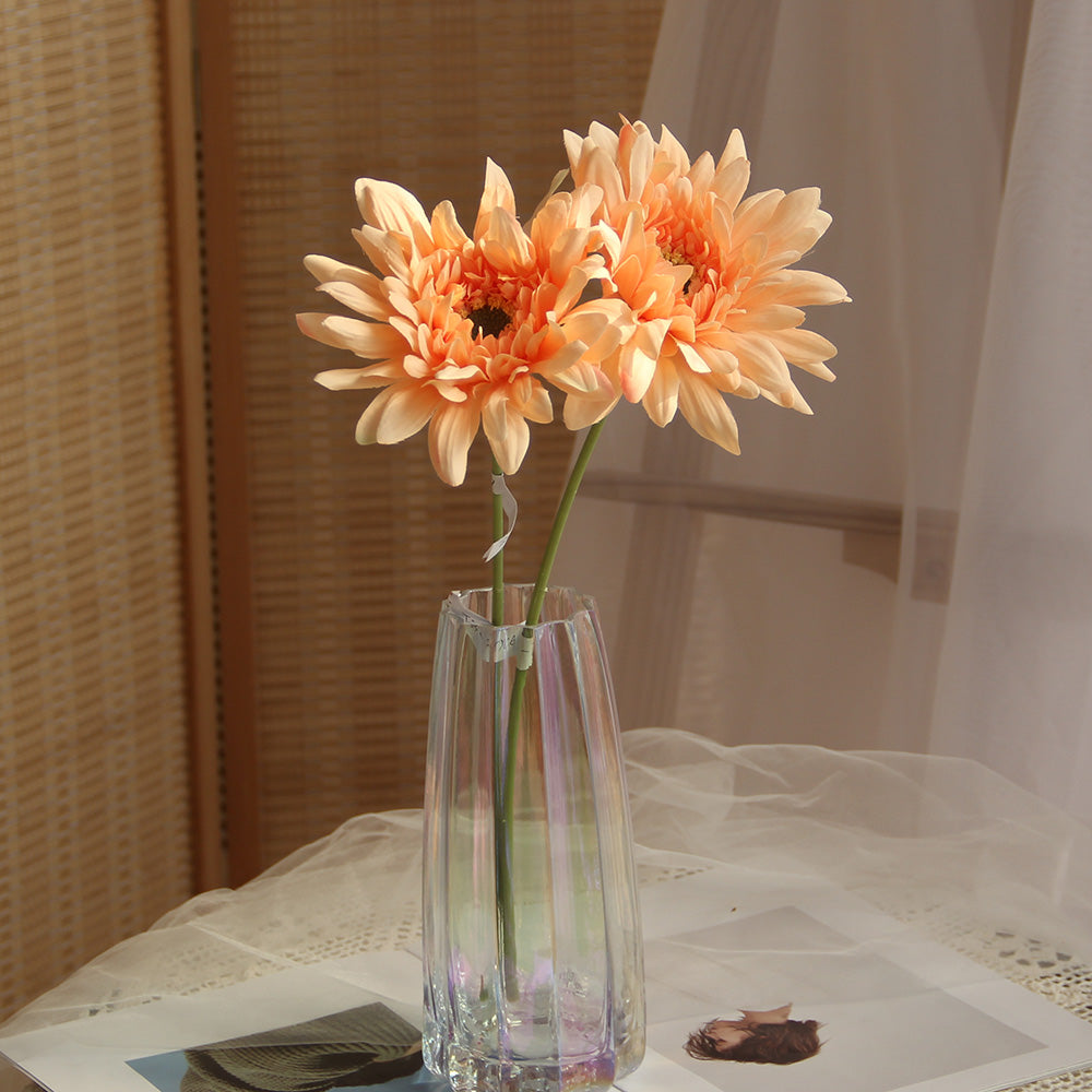 Decorative Artificial Flowers Preserved Flowers In Glass Artificial Flowers For Home Decor
