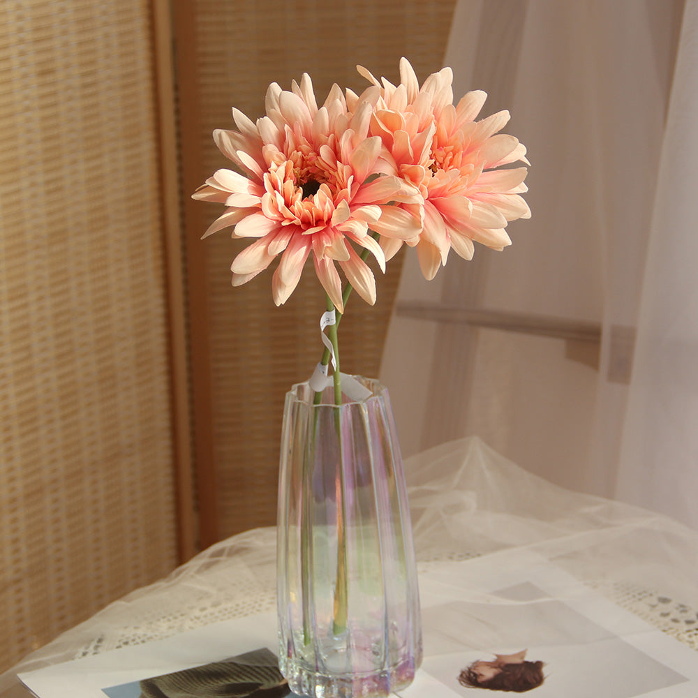 Decorative Artificial Flowers Preserved Flowers In Glass Artificial Flowers For Home Decor