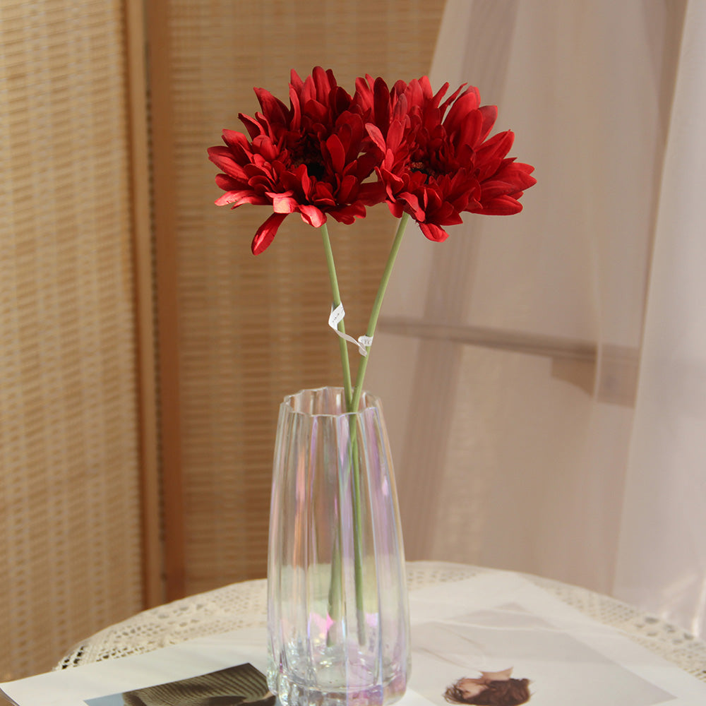 Decorative Artificial Flowers Preserved Flowers In Glass Artificial Flowers For Home Decor