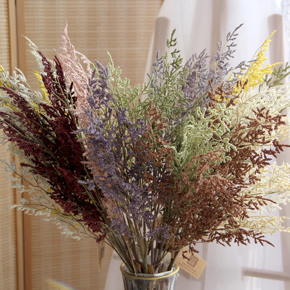 FRHot Sale New Design Artificial Flowers Pink Red Indoor Decoration Flower Branches Flowers Wedding Decoration