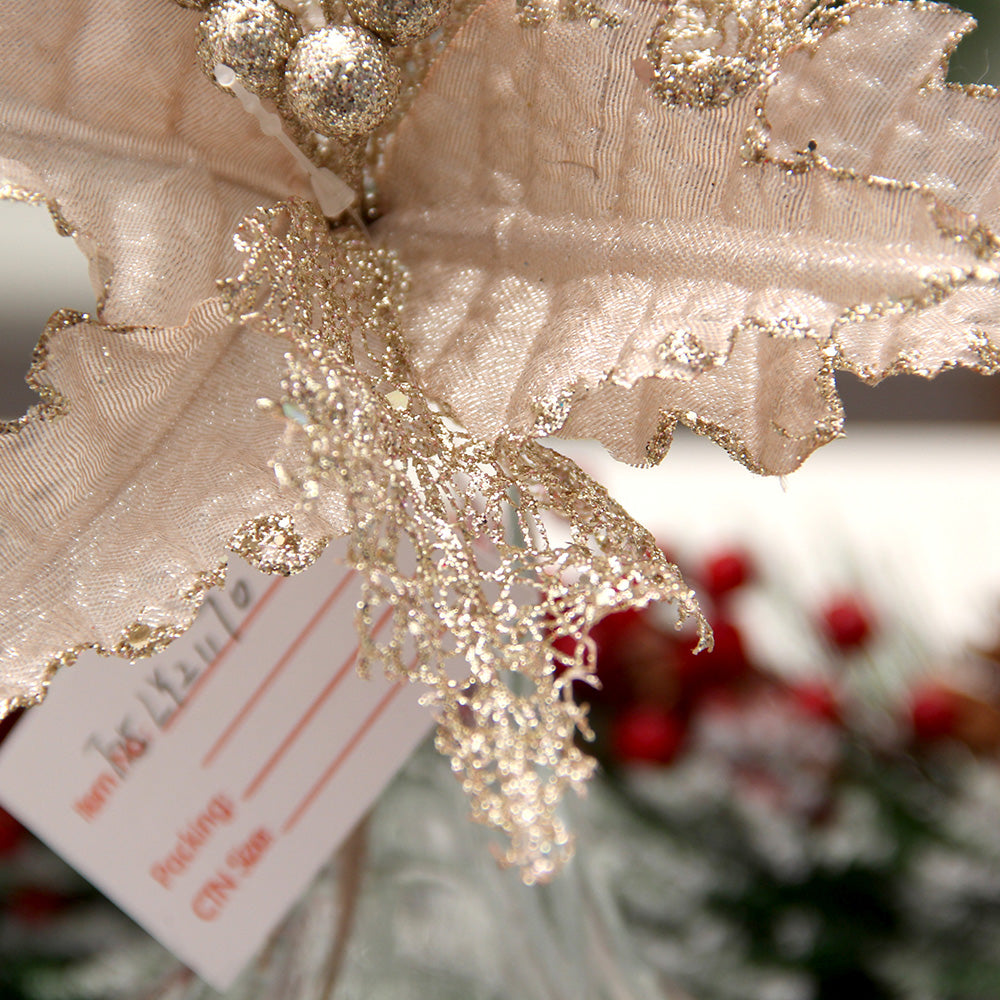 Christmas Artificial Plants Decoration, Plastic Grass Home Garden Planter Party Wedding Decor