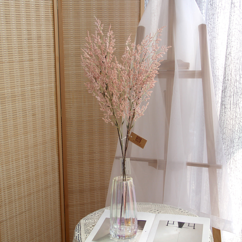FRHot Sale New Design Artificial Flowers Pink Red Indoor Decoration Flower Branches Flowers Wedding Decoration