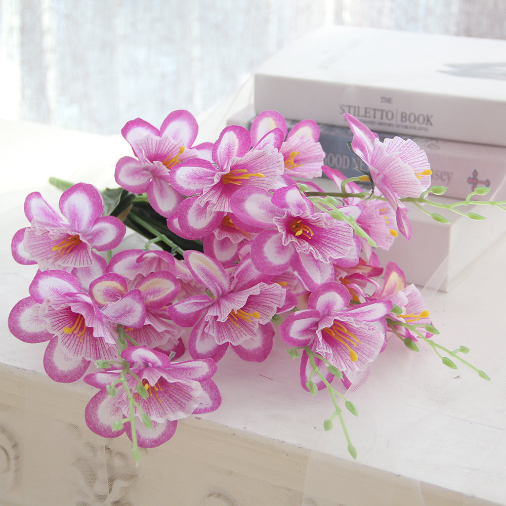 65cm large 5 fork narcissus spray flower artificial flower home decoration