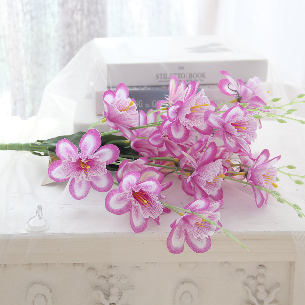 65cm large 5 fork narcissus spray flower artificial flower home decoration