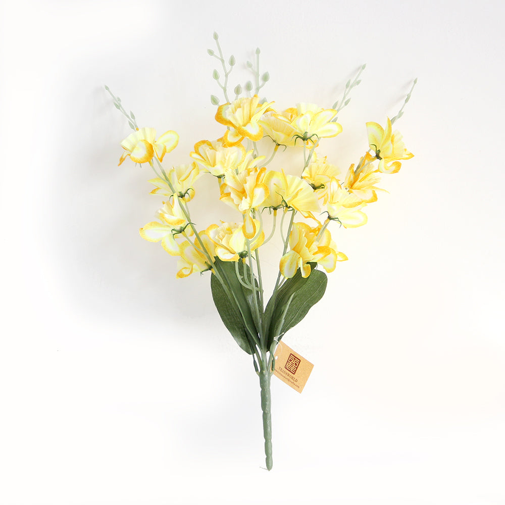 65cm large 5 fork narcissus spray flower artificial flower home decoration