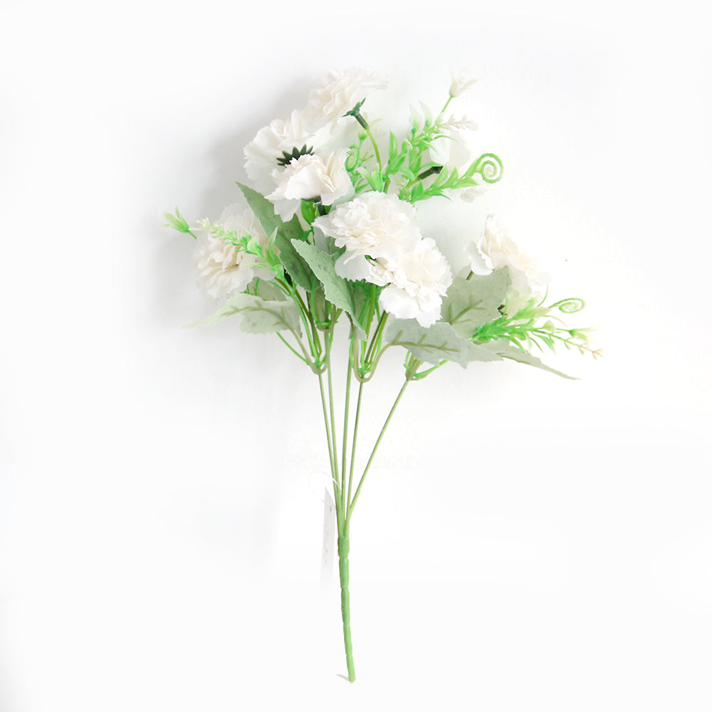 Hot Sale 32CM 10Heads Silk Carnation Artificial Flower Bouquet For Home Wedding Decoration