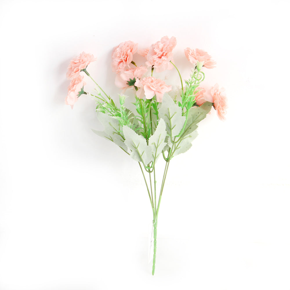 Hot Sale 32CM 10Heads Silk Carnation Artificial Flower Bouquet For Home Wedding Decoration