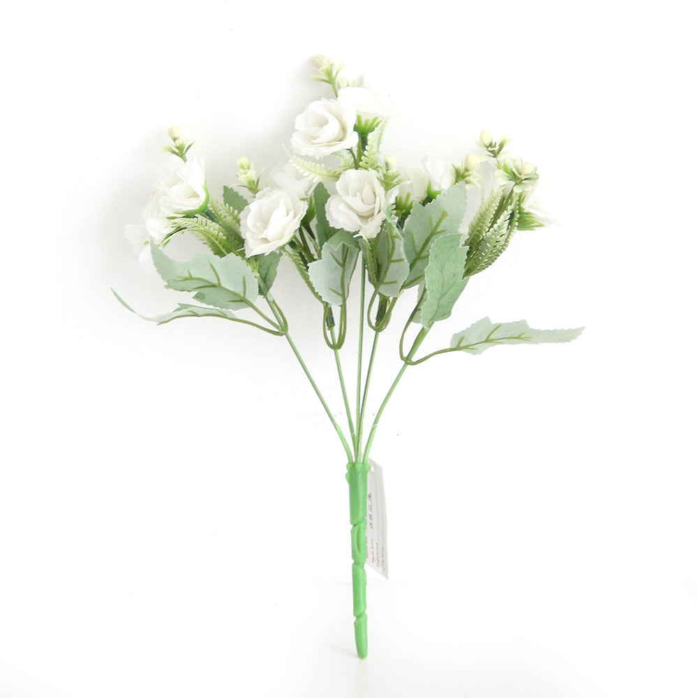 Factory Wholesale Carnation Artificial Flower 30CM Silk Rose Bouquet for Homen Wedding Decoration