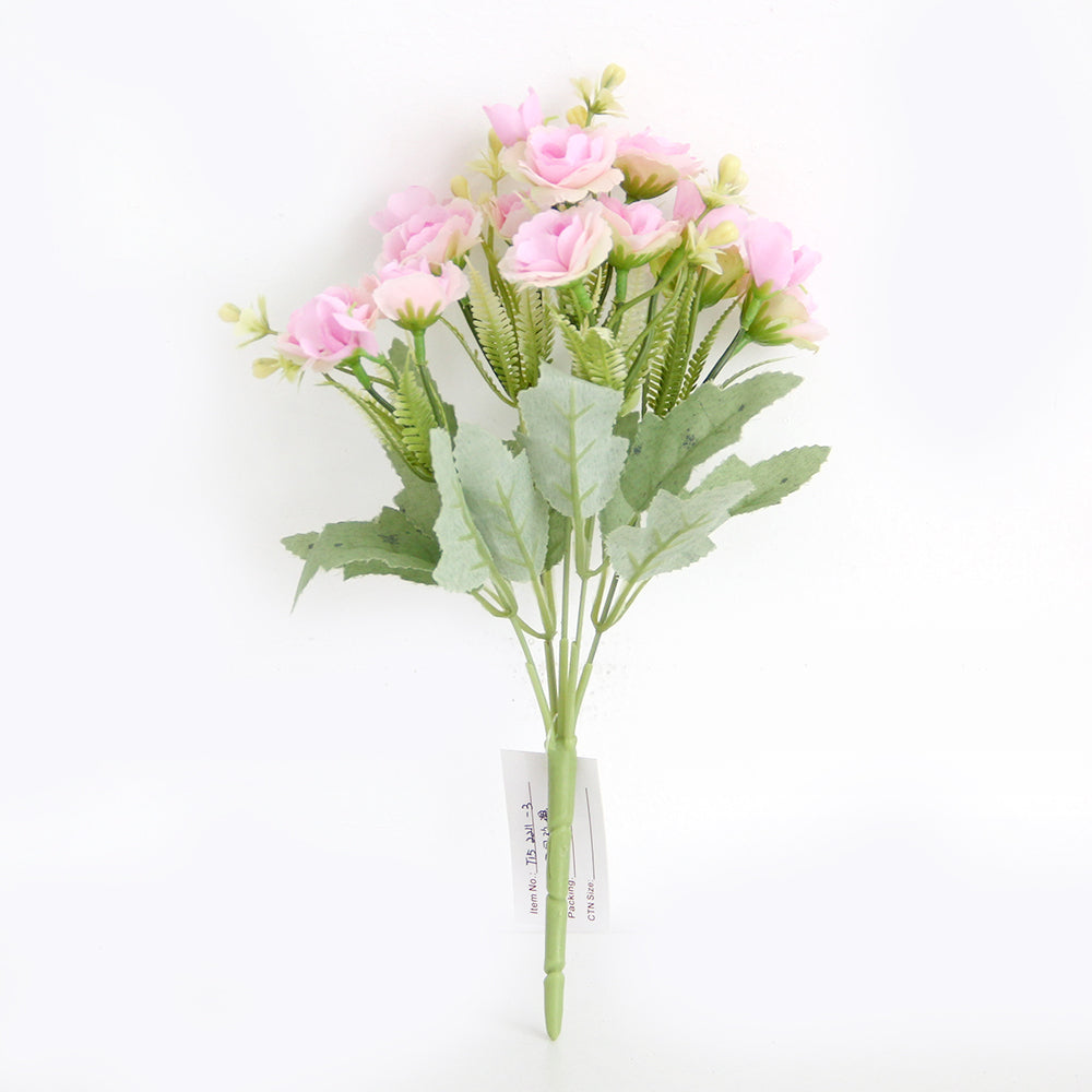 Factory Wholesale Carnation Artificial Flower 30CM Silk Rose Bouquet for Homen Wedding Decoration