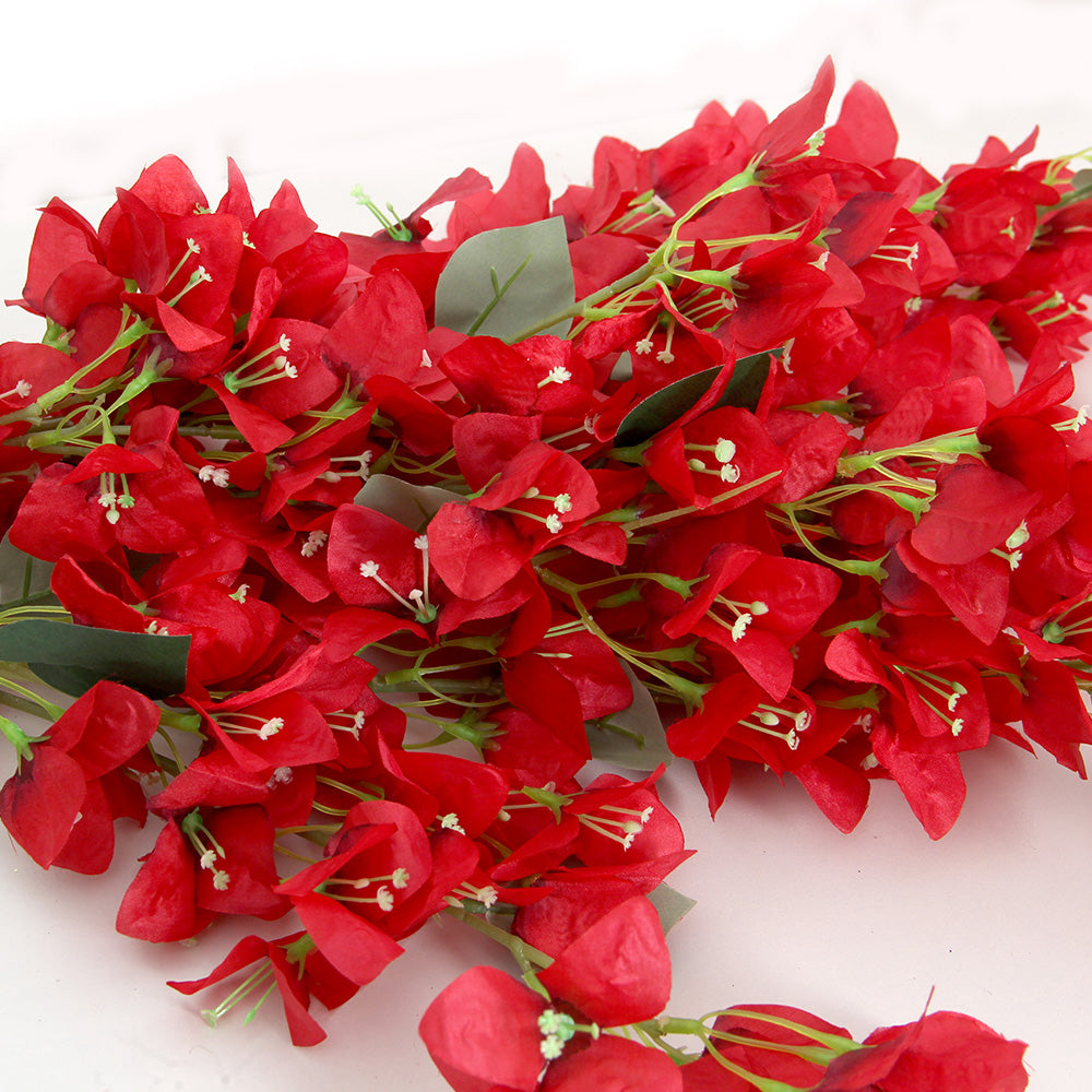 Decorative Hot Pink Triangle Plum artificial Artificial Bougainvillea Flowers Large Artificial Flowers Decor Wedding
