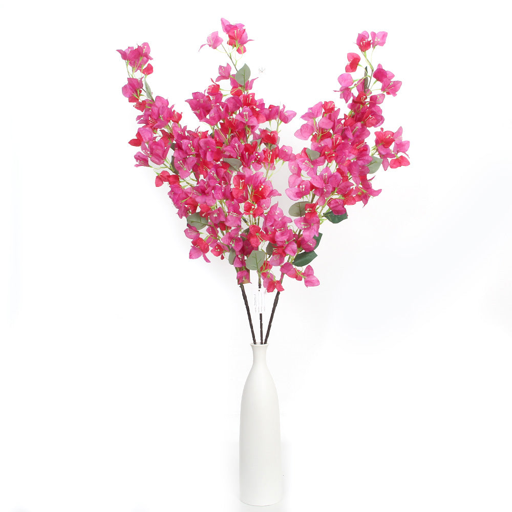Decorative Hot Pink Triangle Plum artificial Artificial Bougainvillea Flowers Large Artificial Flowers Decor Wedding