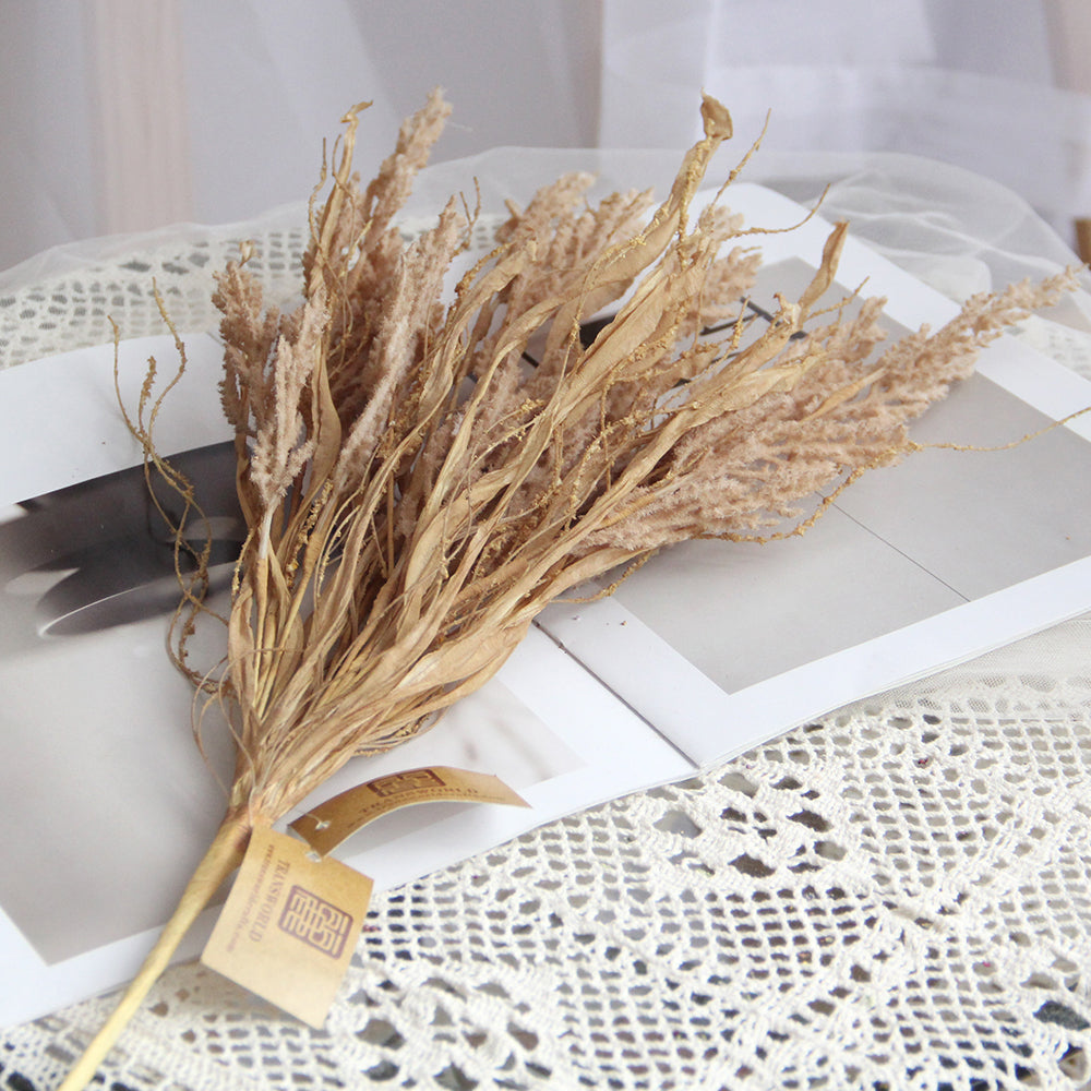 Artificial Grass Flower Arrangement Decorative Flower Faux Bouquet Flowers for Wedding Home Decorations