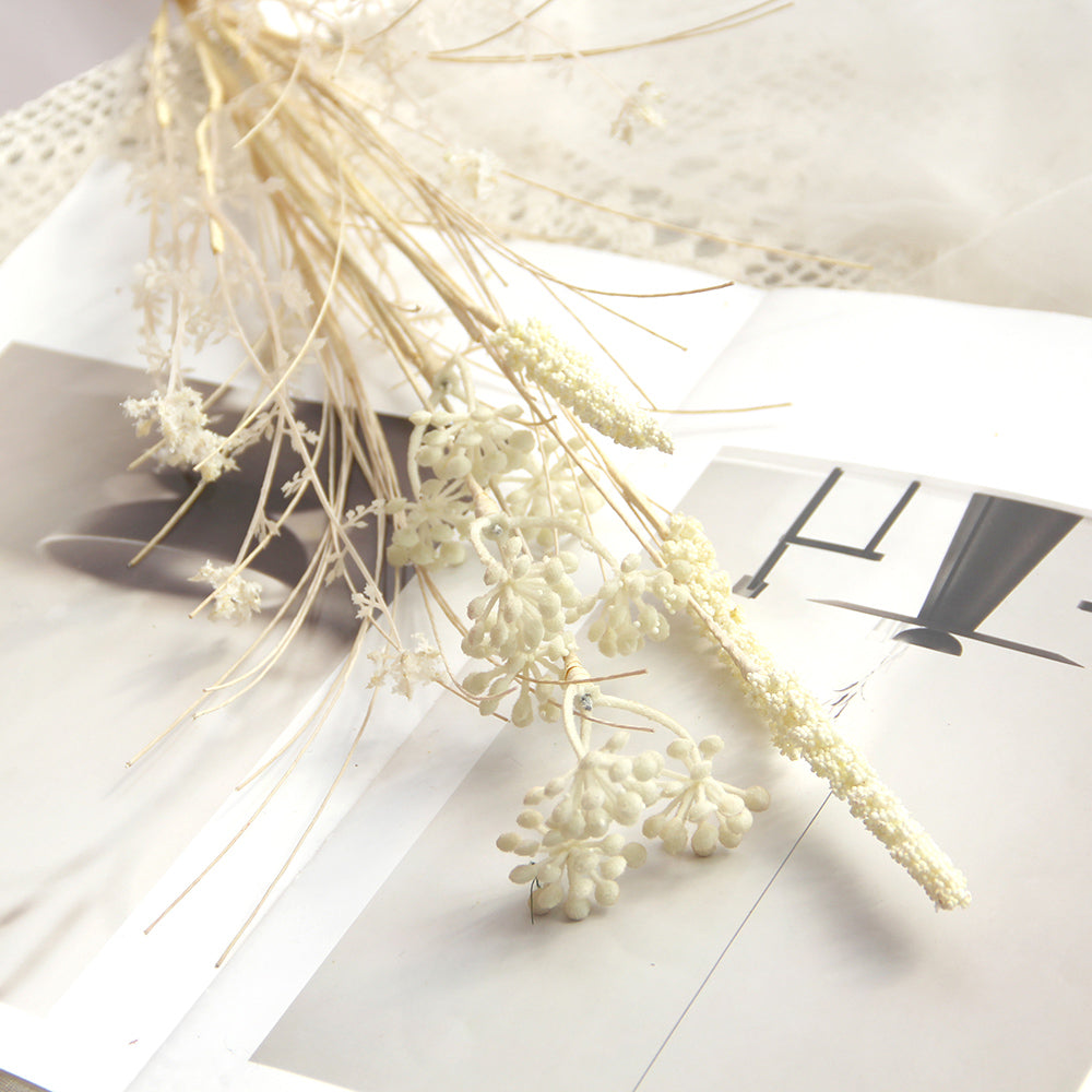 Artificial Flower Spray Flower pampas grass bunny tail grass