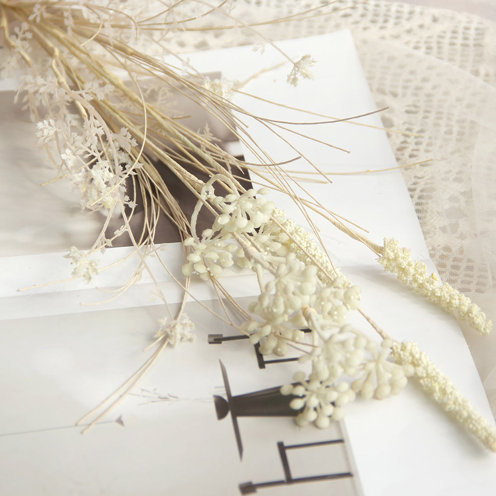 Artificial Flower Spray Flower pampas grass bunny tail grass