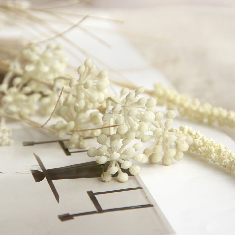 Artificial Flower Spray Flower pampas grass bunny tail grass