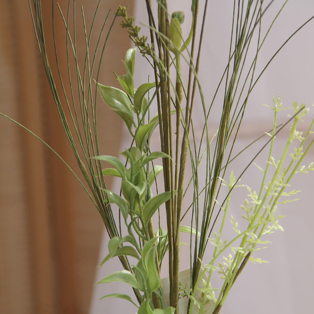 Classic Artificial Flowers Grass Flower Decorative Flowers Plants Floral Arrangements in Vases For Hotel Home Decoration
