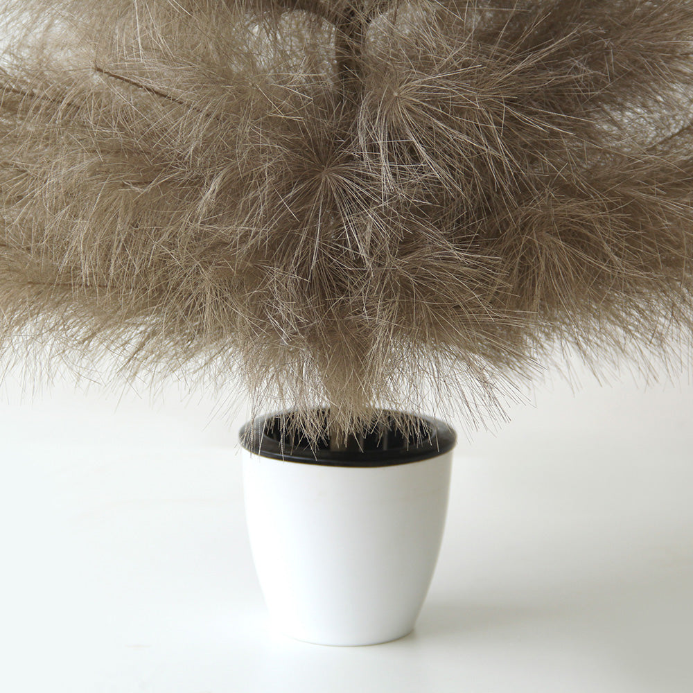 2024 Original Design 125cm Large Artificial Pampas Tree Fluffy Dense Pampa Christmas Tree for Wedding and Home Decoration Artificial Trees for Outdoor