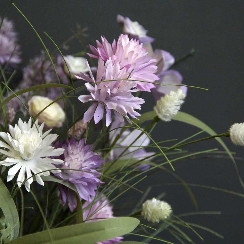Bedroom Artificial Flowers Bouquet For Home Indoor Decor Wedding Office Store Flower Artificial Purple Flowers