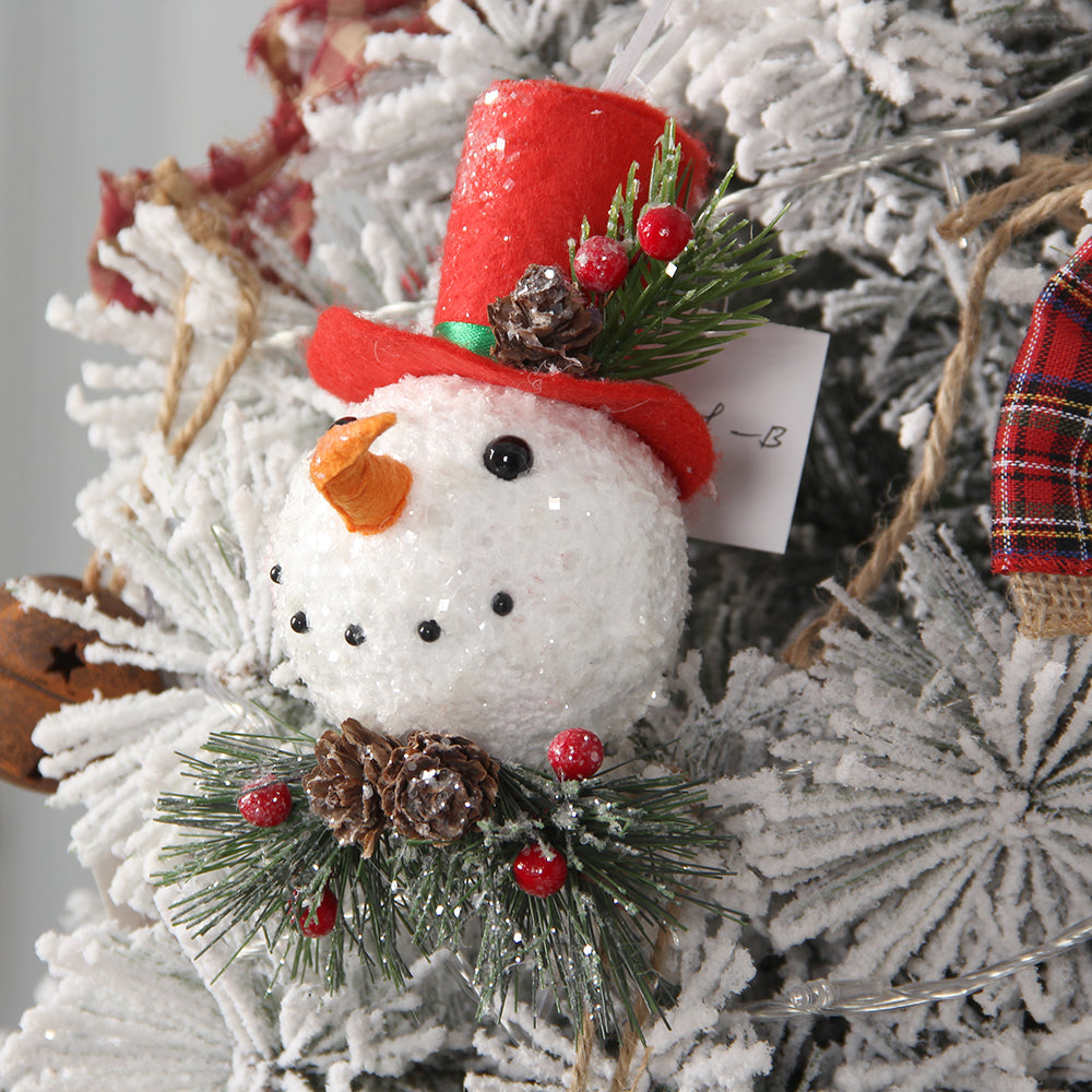 17cm Snowman Decorating Make a Snowman Winter Holiday Outdoor Decoration
