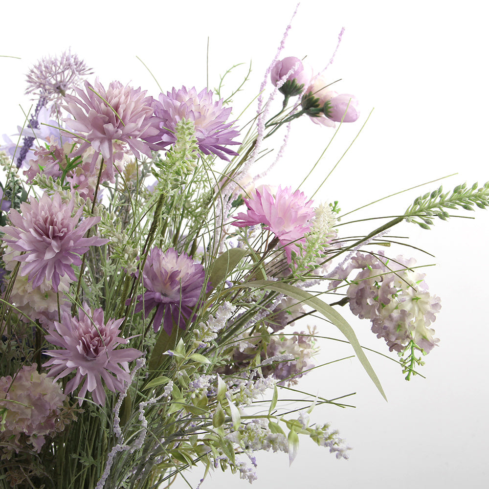 Bedroom Artificial Flowers Bouquet For Home Indoor Decor Wedding Office Store Flower Artificial Purple Flowers