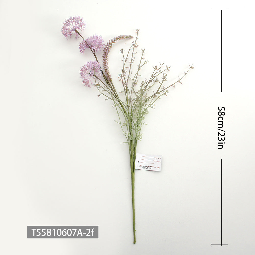 Bedroom Artificial Flowers Bouquet For Home Indoor Decor Wedding Office Store Flower Artificial Purple Flowers
