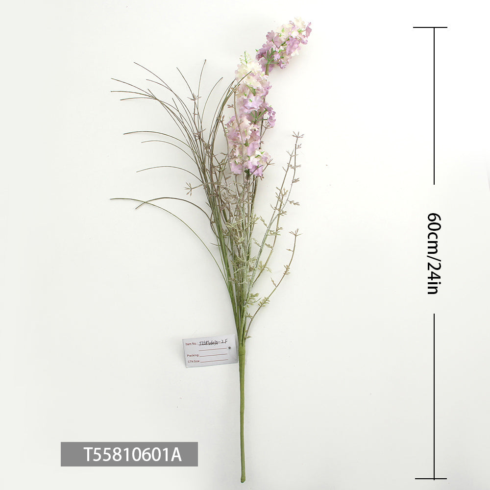 Bedroom Artificial Flowers Bouquet For Home Indoor Decor Wedding Office Store Flower Artificial Purple Flowers